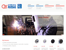 Tablet Screenshot of lacasadelasruedas.com